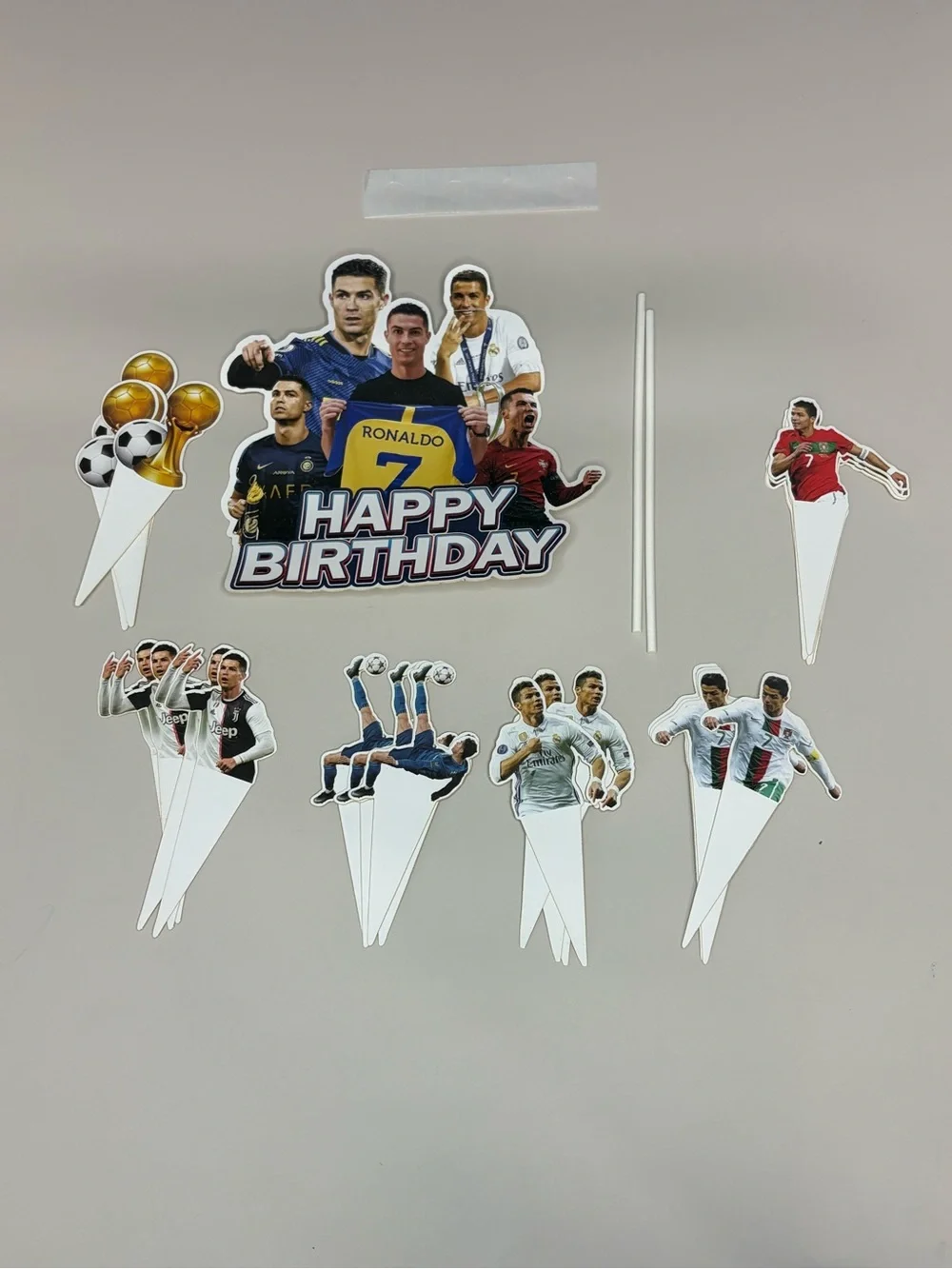 Birthday Cake Toppers - Soccer Ronaldo